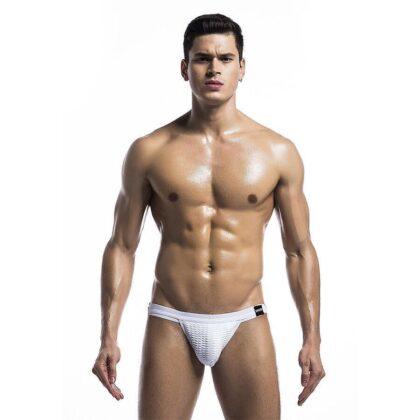 MOB - MAIÔ JOCKSTRAP BRANCO FETICHE TAMANHO P