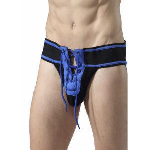 MOB - FETISH JOCKSTRAP FUTEBOL AZUL TAMANHO G