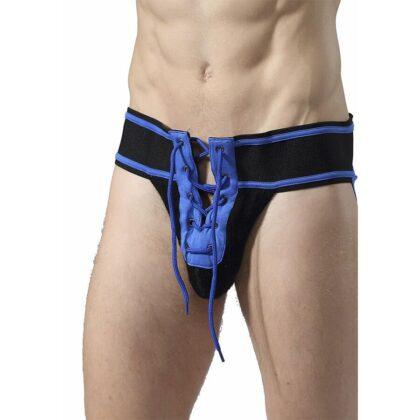 MOB - FETISH JOCKSTRAP FUTEBOL AZUL TAMANHO G