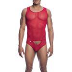 MOB - BODYSHEER VERMELHO TRANSPARENTE TAMANHO L/XL