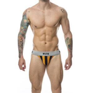 MOB - CALÇA CLASSIC JOCK STRIPE LARANJA TAMANHO G
