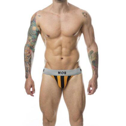 MOB - CALÇA CLASSIC JOCK STRIPE LARANJA TAMANHO XL