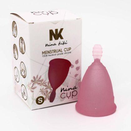 NINA KIKÍ - COPO MENSTRUAL ROSA TAMANHO S 6 + 1 GRTIS