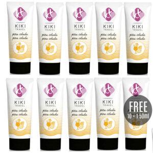 KIKÍ TRAVEL - PINA COLADA LUBRIFICANTE 50 ML 10 + 1 GRÁTIS