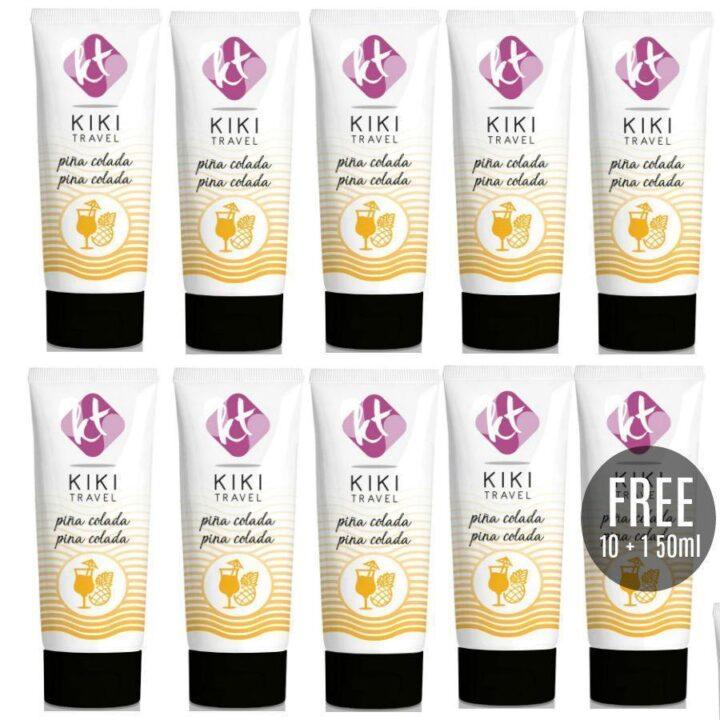 KIKÍ TRAVEL - PINA COLADA LUBRIFICANTE 50 ML 10 + 1 GRÁTIS