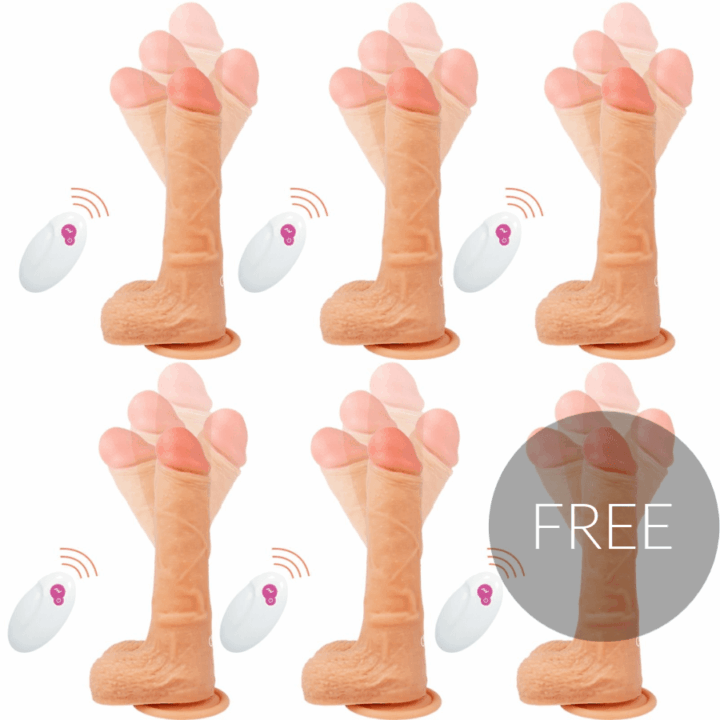 CYBER SILICOCK - CONTROLE REMOTO REALISTA SR. RICK 20,9 CM -O- 4 CM / 5 + 1 GRÁTIS