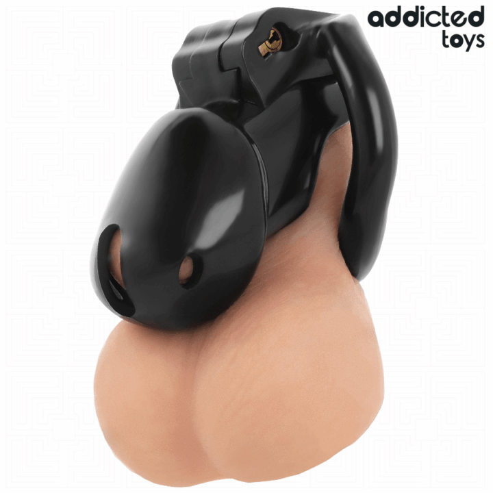 ADDICTED TOYS LOCKED - GAIOLA PARA PÊNIS CELL MINDNIGHT TAMANHO S 4.8 CM