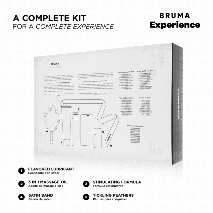 BRUMA XPERIENCE - KIT TENTAÇÃO DE MORANGO DOCE COM POTENCIALIZADOR DE ORGASMO