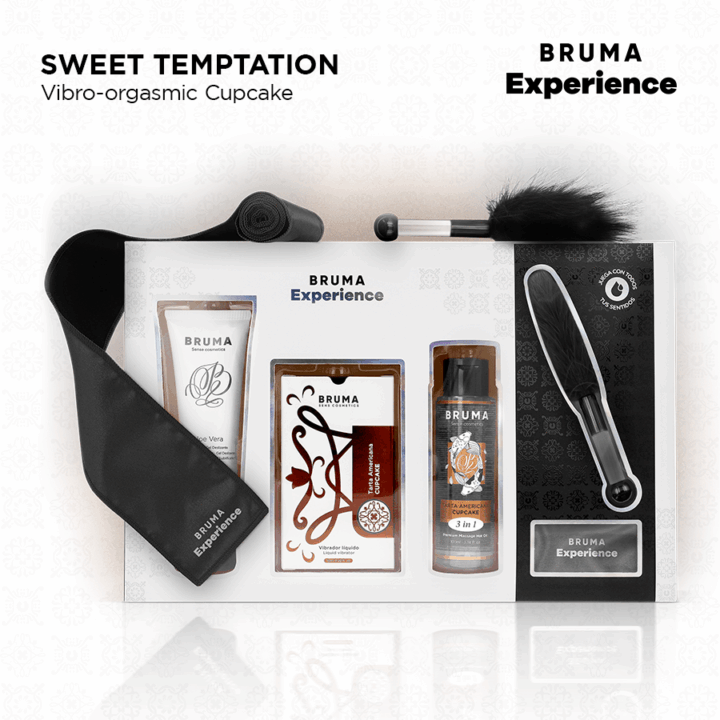 BRUMA XPERIENCE - KIT DOCE TENTAÇÃO BOLO AMERICANO VIBRO-ORGÁSMICO