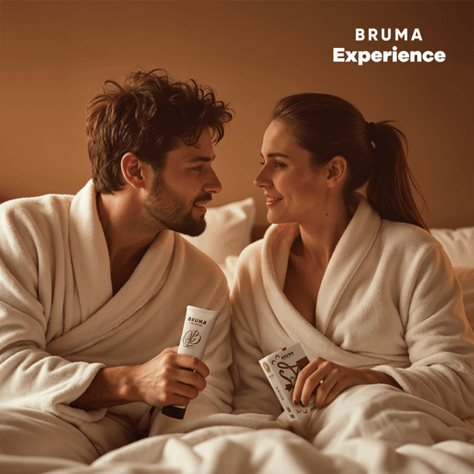 BRUMA XPERIENCE - KIT DOCE TENTAÇÃO BOLO AMERICANO VIBRO-ORGÁSMICO