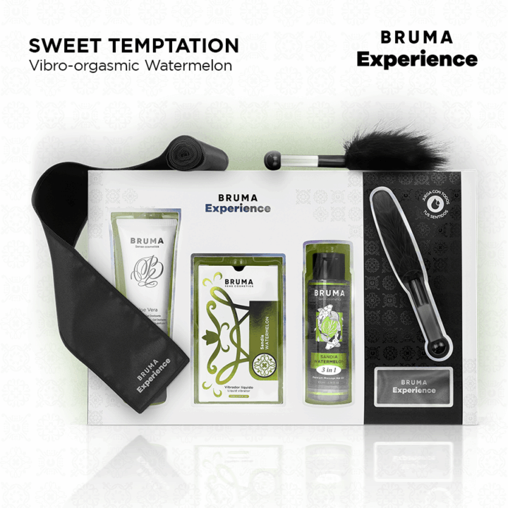 BRUMA XPERIENCE - KIT DOCE TENTAÇÃO MELANCIA VIBRO-ORGÁSMICA