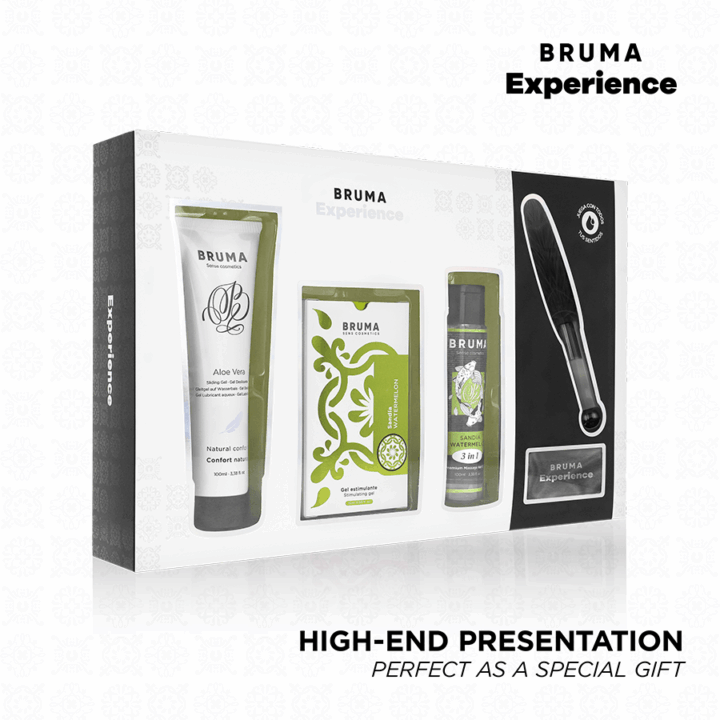 BRUMA XPERIENCE - KIT TENTAÇÃO DE MELANCIA DOCE COM POTENCIALIZADOR DE ORGASMO