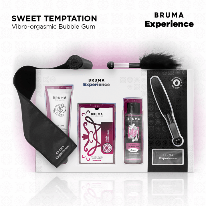 BRUMA XPERIENCE - KIT VIBRO-ORGASMICO DE CHICLETE DOCE TENTAÇÃO