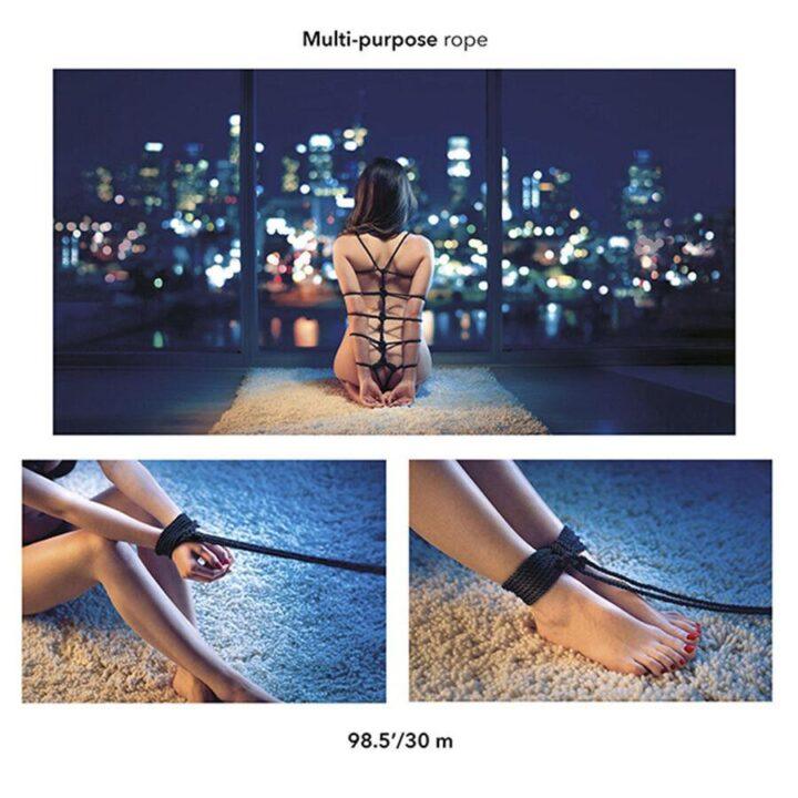 CALEXOTICS - SCANDAL CORDA BDSM PRETA 30 M