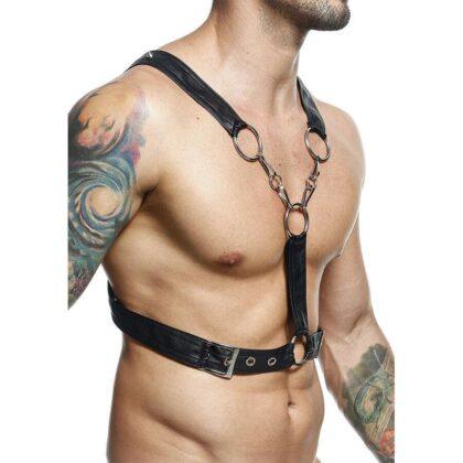 MOB-MOB-DNGEON-CROSSED-BLACK-CHAIN-HARNESS-ONE-SIZE-1