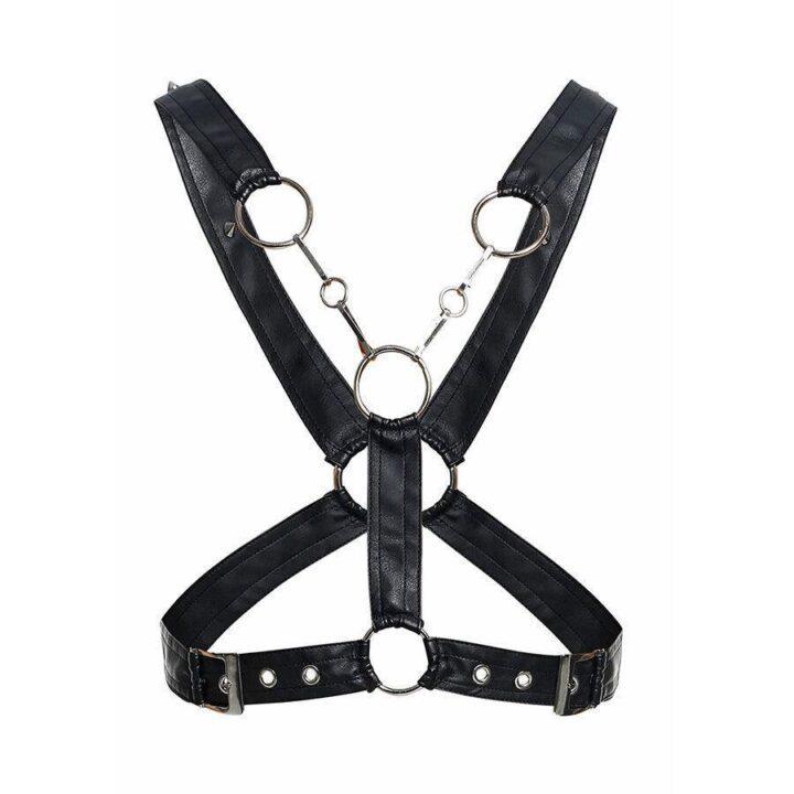 MOB - DNGEON CROSSED BLACK CHAIN HARNESS TAMANHO ÚNICO