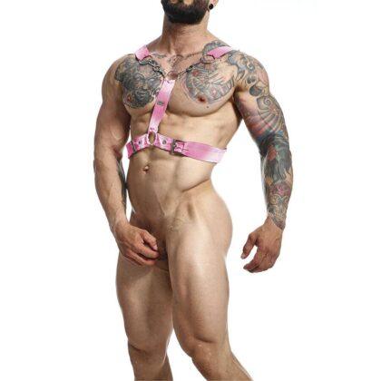 MOB-MOB-DNGEON-PINK-CHAIN-HARNESS-ONE-SIZE-Y-1