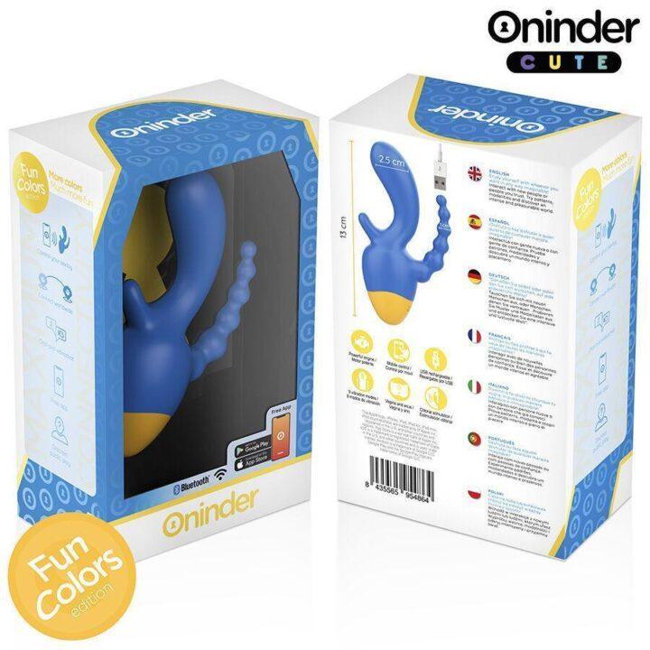 ONINDER CUTE - LOVE 3 SOME VIBRADOR TRIPLO - APLICATIVO MUNDIAL GRATUITO