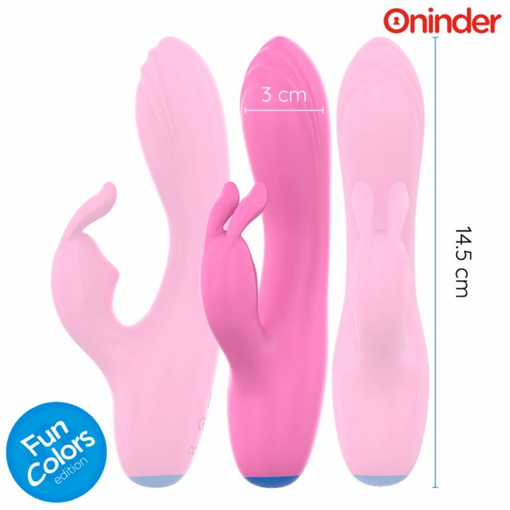 ONINDER CUTE - VIBRADOR LOVE BUNNY PARA PONTO G E CLITÓRIS - APLICATIVO MUNDIAL GRATUITO