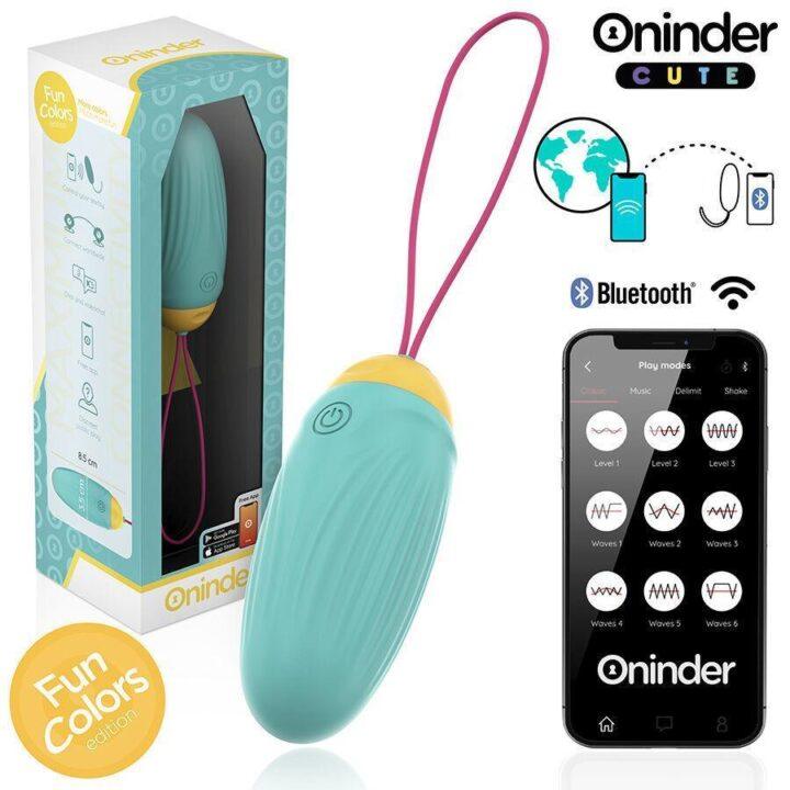 ONINDER CUTE - OVO DE SILICONE VIBRO-GIRATÓRIO LOVE PLEASURE - APLICATIVO MUNDIAL GRATUITO