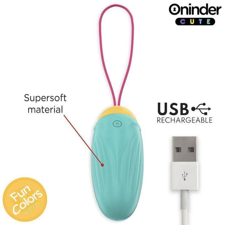 ONINDER CUTE - OVO DE SILICONE VIBRO-GIRATÓRIO LOVE PLEASURE - APLICATIVO MUNDIAL GRATUITO