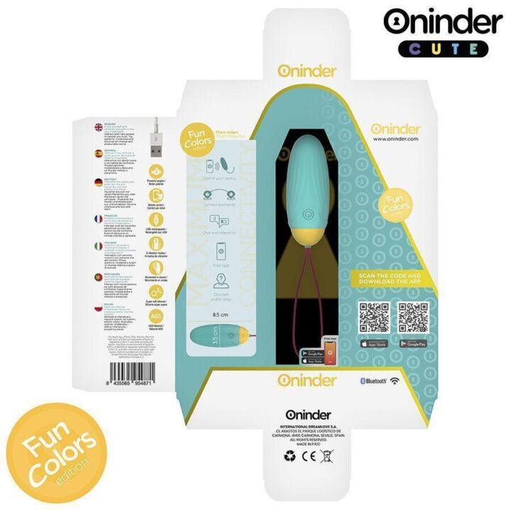 ONINDER CUTE - OVO DE SILICONE VIBRO-GIRATÓRIO LOVE PLEASURE - APLICATIVO MUNDIAL GRATUITO