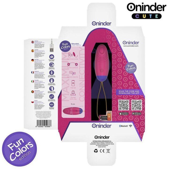 ONINDER CUTE - OVO DE SILICONE COM VIBRO-ONDAS E PRAZER DE AMOR - APLICATIVO MUNDIAL GRATUITO