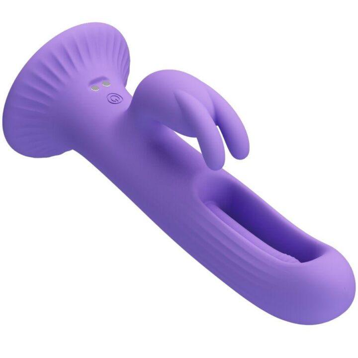 PRETTY LOVE - VIBRADOR DE COELHO KILLMOULIS 12 MODOS DE VIBRAÇÃO ROXO
