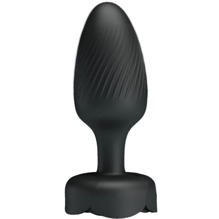 PRETTY LOVE - OLMAN PLUG ANAL COM LUZ LED PRETO 8,8 CM