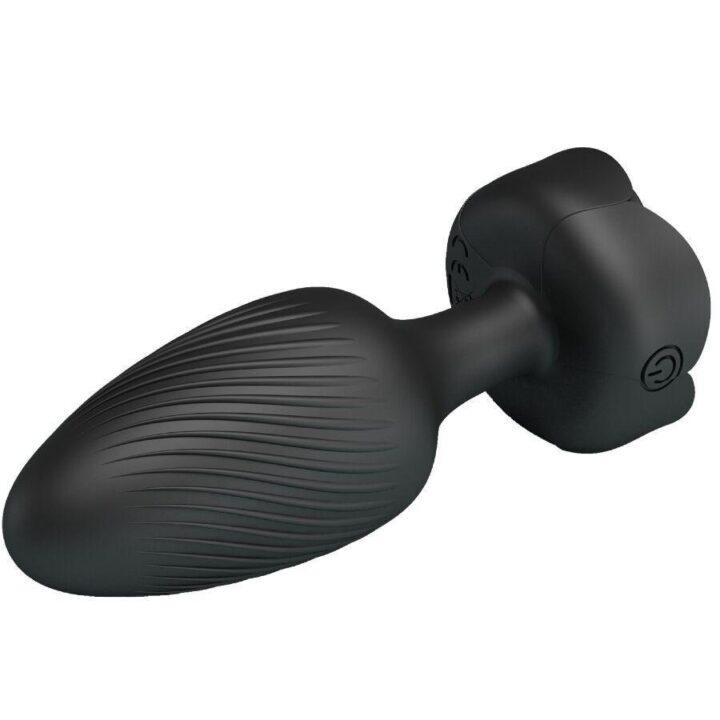 PRETTY LOVE - OSBORN PLUG ANAL COM LUZ LED PRETO 9,8 CM