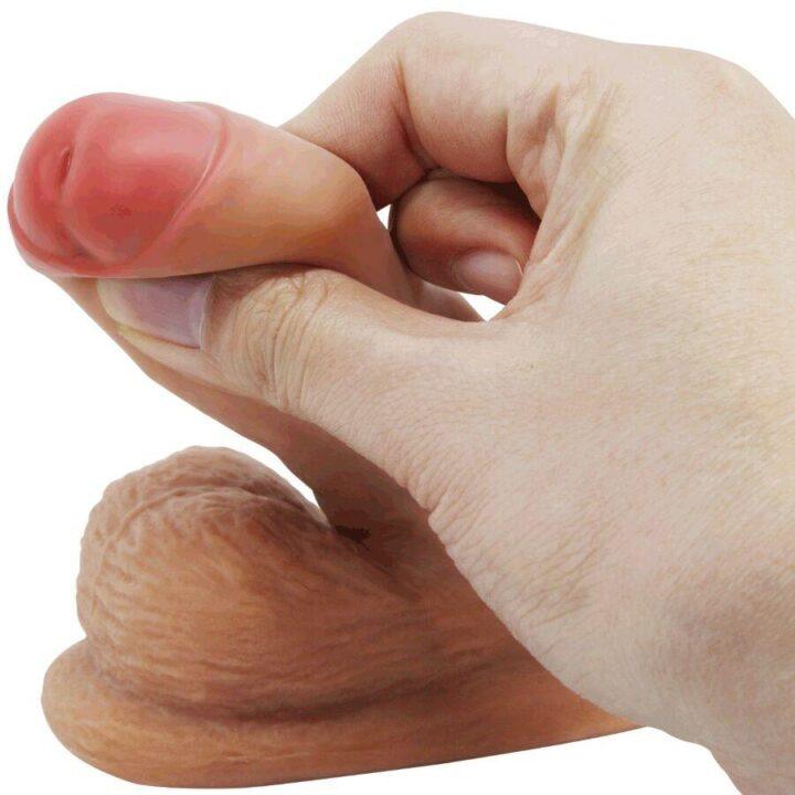 PRETTY LOVE - WARNELL DILDO ULTRA REALISTA E ELÁSTICO 9,5 CM MULATO