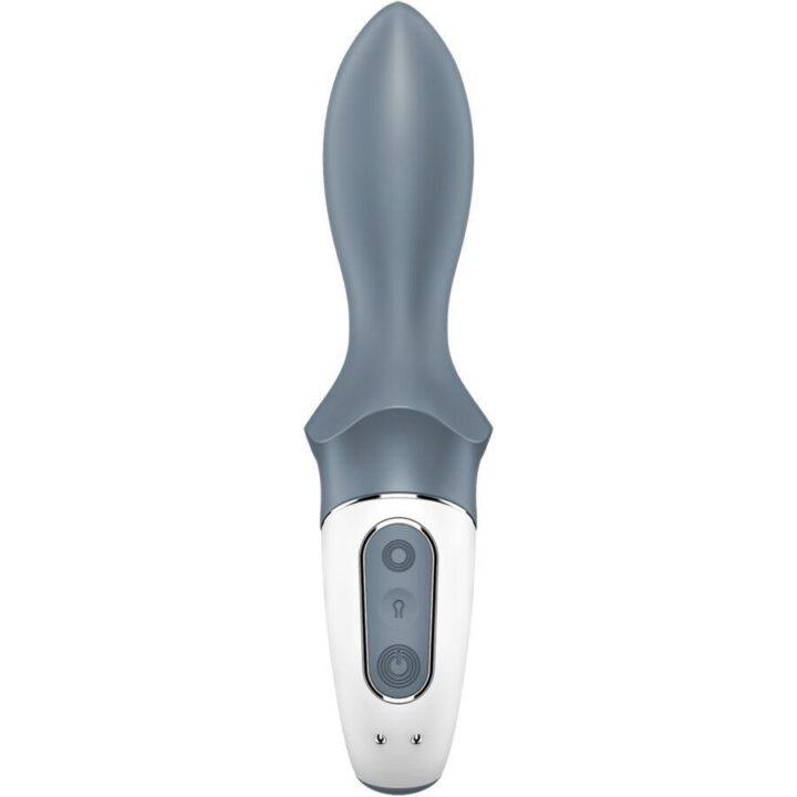 SATISFYER - BOMBA DE AR BOOTY 1 VIBRADOR INFLÁVEL ANAL CINZA