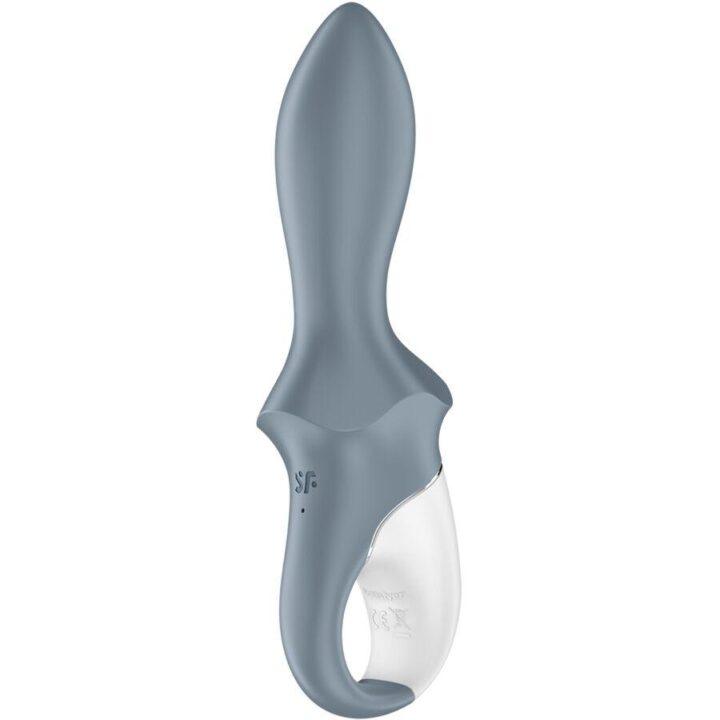 SATISFYER - BOMBA DE AR BOOTY 1 VIBRADOR INFLÁVEL ANAL CINZA