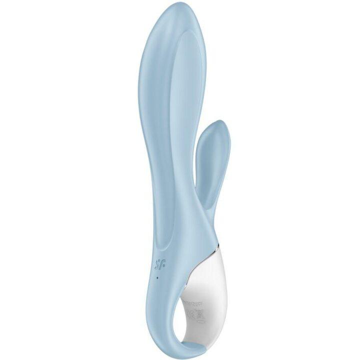 SATISFYER - BOMBA DE AR BUNNY 1 COELHO INFLÁVEL VIBRADOR AZUL