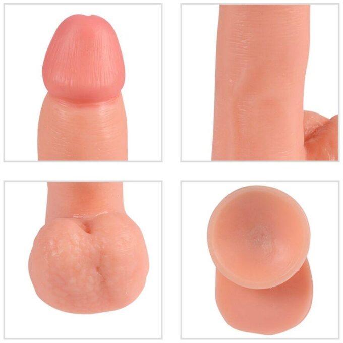SHEQU - ADAM VIBRADOR DILDO COM CONTROLE REMOTO 21 CM