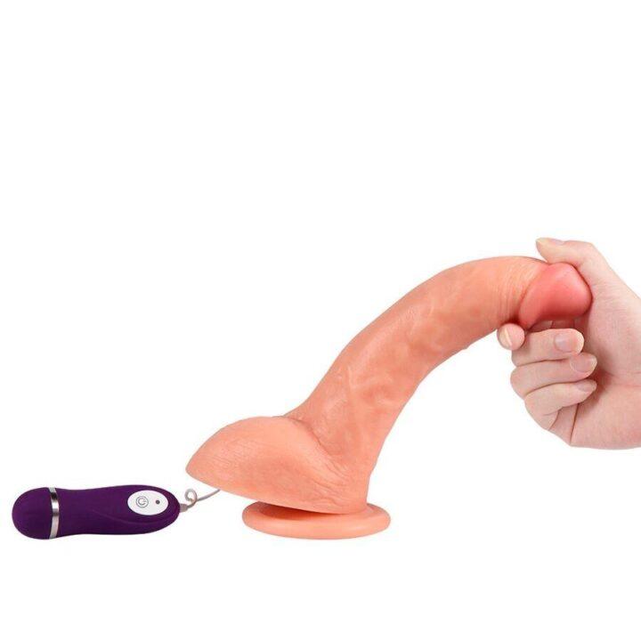 SHEQU - BEAST VIBRATING DILDO COM CONTROLE REMOTO 24,5 CM