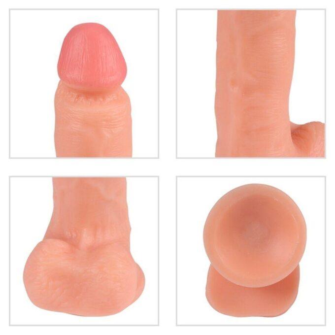 SHEQU - DILDO VIBRADOR IRON DRAGON COM CONTROLE REMOTO 17,5 CM