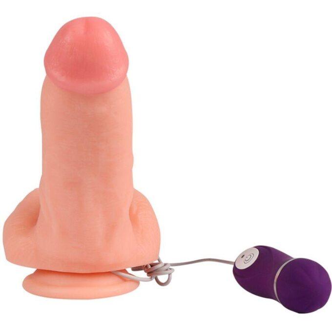 SHEQU - RED EAGLE VIBRADOR DILDO COM CONTROLE REMOTO 17 CM