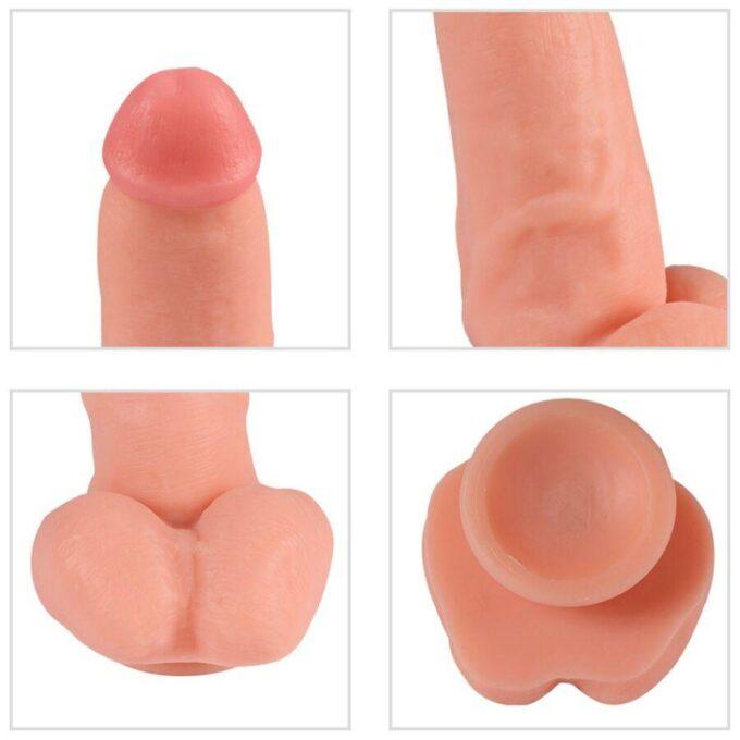 SHEQU - RED EAGLE VIBRADOR DILDO COM CONTROLE REMOTO 17 CM