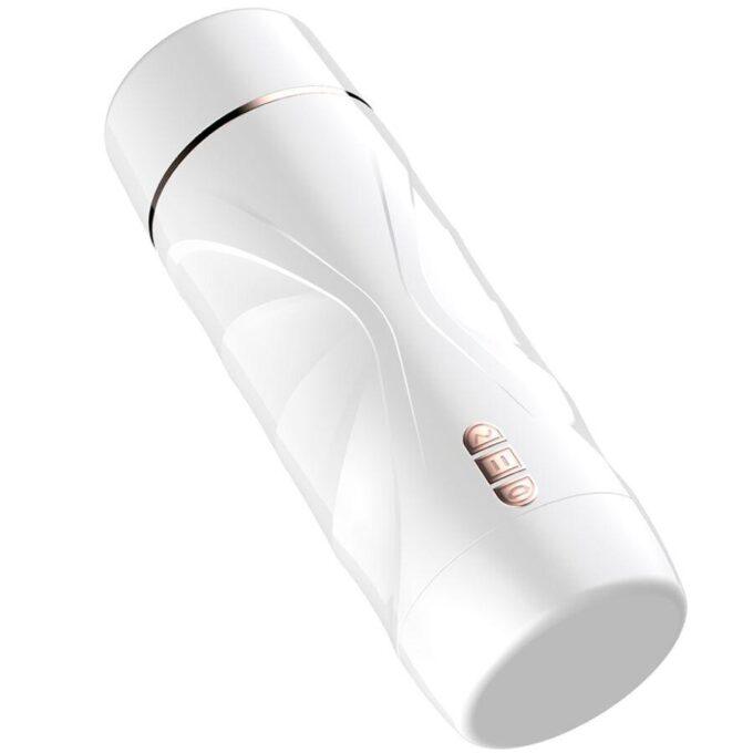 SHEQU - MASTURBADOR VIBRATÓRIO RILEY COM SUCÇÃO