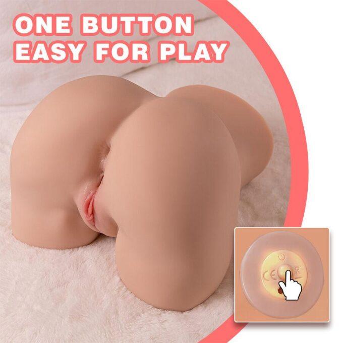 XISE - DANAE THRUSTING MASTUBADOR DE VAGINA REALISTA COM VIBRAÇÃO MULTI-POSIÇÕES