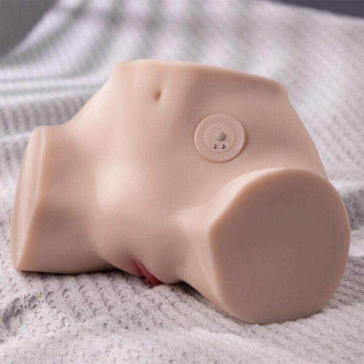 XISE - FENNIE SHAKING MASTURBADOR REALISTA COM VIBRAÇÃO PARA VAGINA E ÂNUS EM MÚLTIPLAS POSIÇÕES