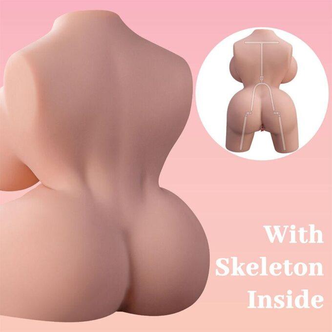 XISE - FRIEDA TRONCO FEMININO REALISTA COM VIBRAÇÃO 36 CM