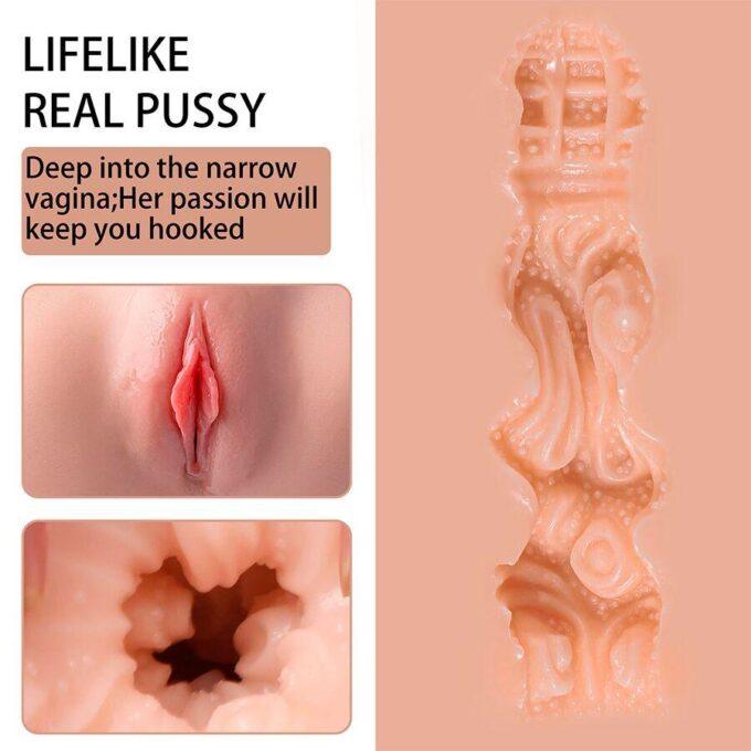 XISE - LYDIA VAGINA FEMININA MASTURBADOR COM IMPULSO 25 CM