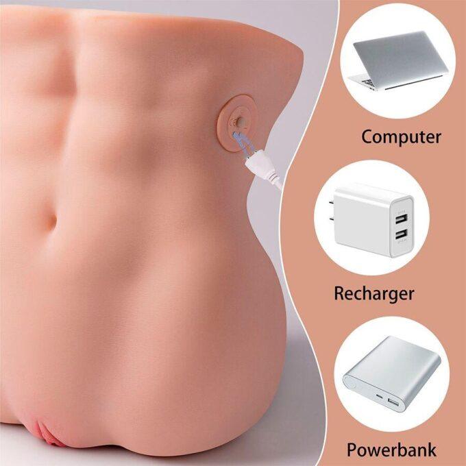 XISE - LYDIA VAGINA FEMININA MASTURBADOR COM IMPULSO 25 CM