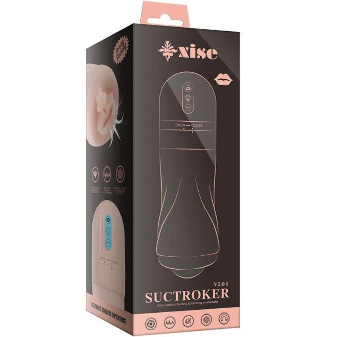 XISE - SUCTROKER V2.0 I MASTURBADOR DE BOCA COM VIBRAÇÃO
