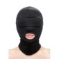 NS NOVELTIES - FETISH & FASHION MOUTH HOOD NYLON BLACK