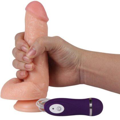 SHEQU - KASSADIN VIBRADOR DILDO COM CONTROLE REMOTO 17,5 CM