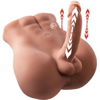 XISE - BERTLETT DILDO ASS DILDO REALISTA E ÂNUS MASTURBADOR POSIÇÃO FRONTAL COM IMPULSIONAMENTO 18 CM