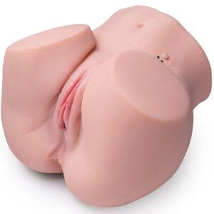 XISE - OLGA VIBRADOR REALISTA VAGINA E ÂNUS MASTURBADOR MULTIPOSIÇÕES